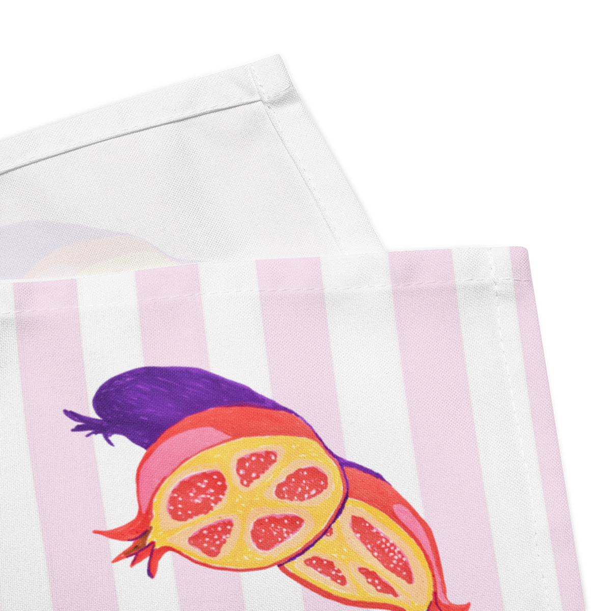 Pomegranates & Pink Cloth Napkins