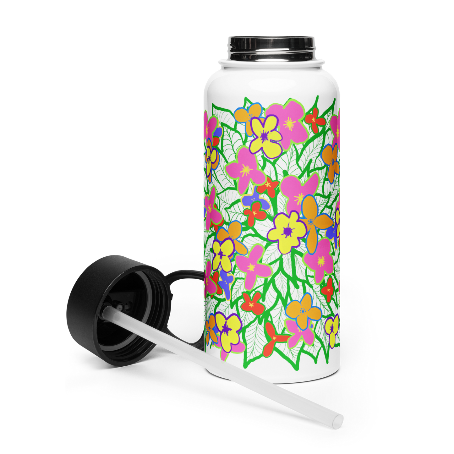 Blossom Burst Stainless Steel Water Bottle