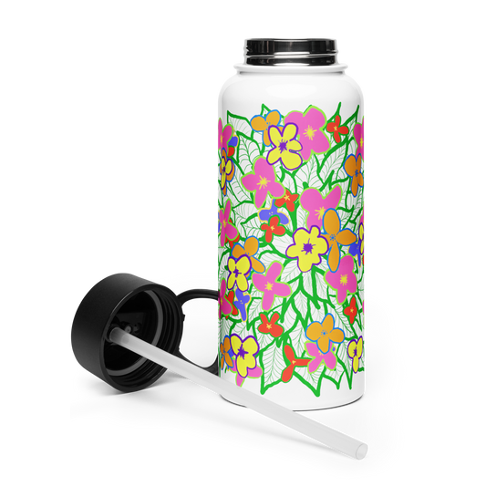 Blossom Burst Stainless Steel Water Bottle
