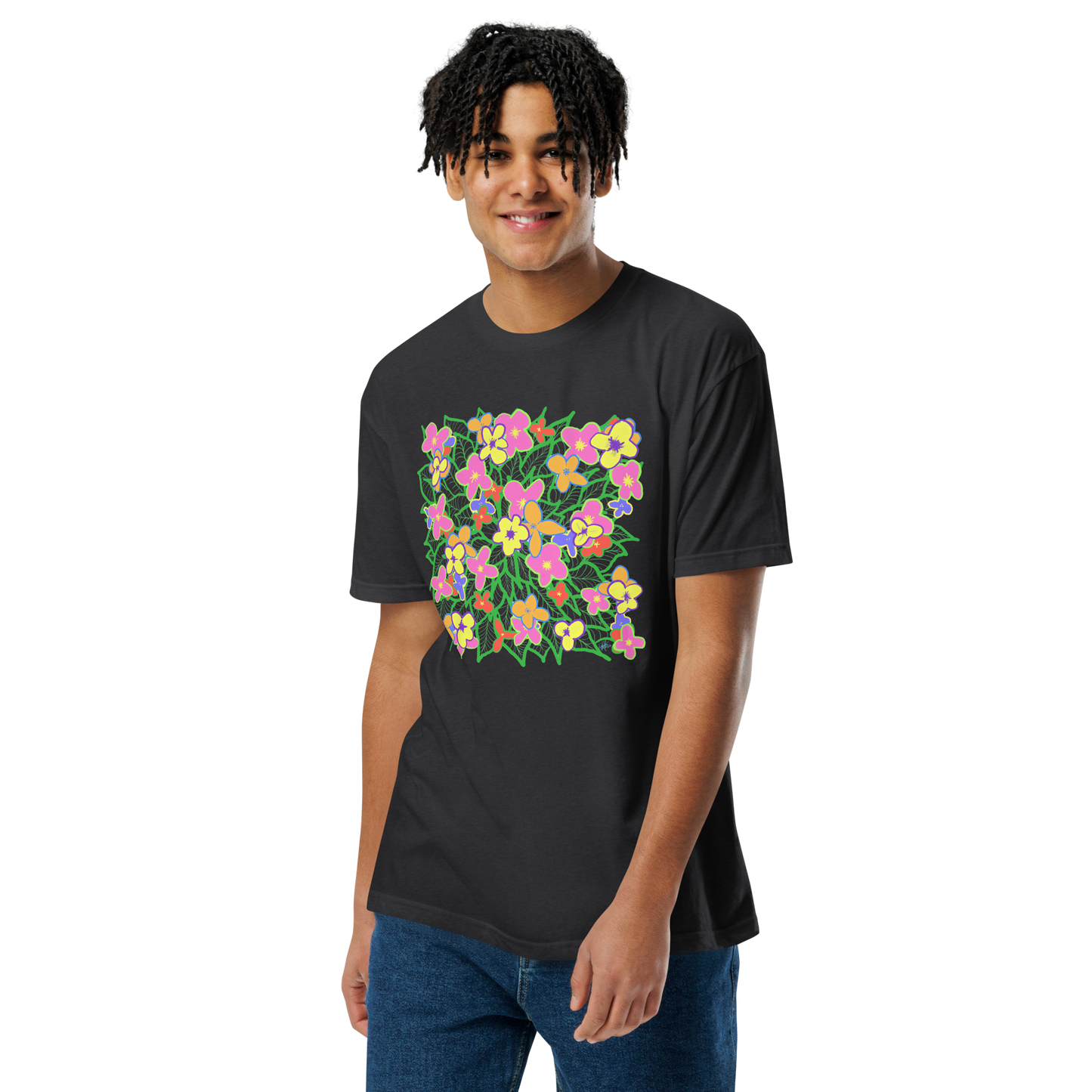 Blossom  Burst Unisex Fitted T-Shirt