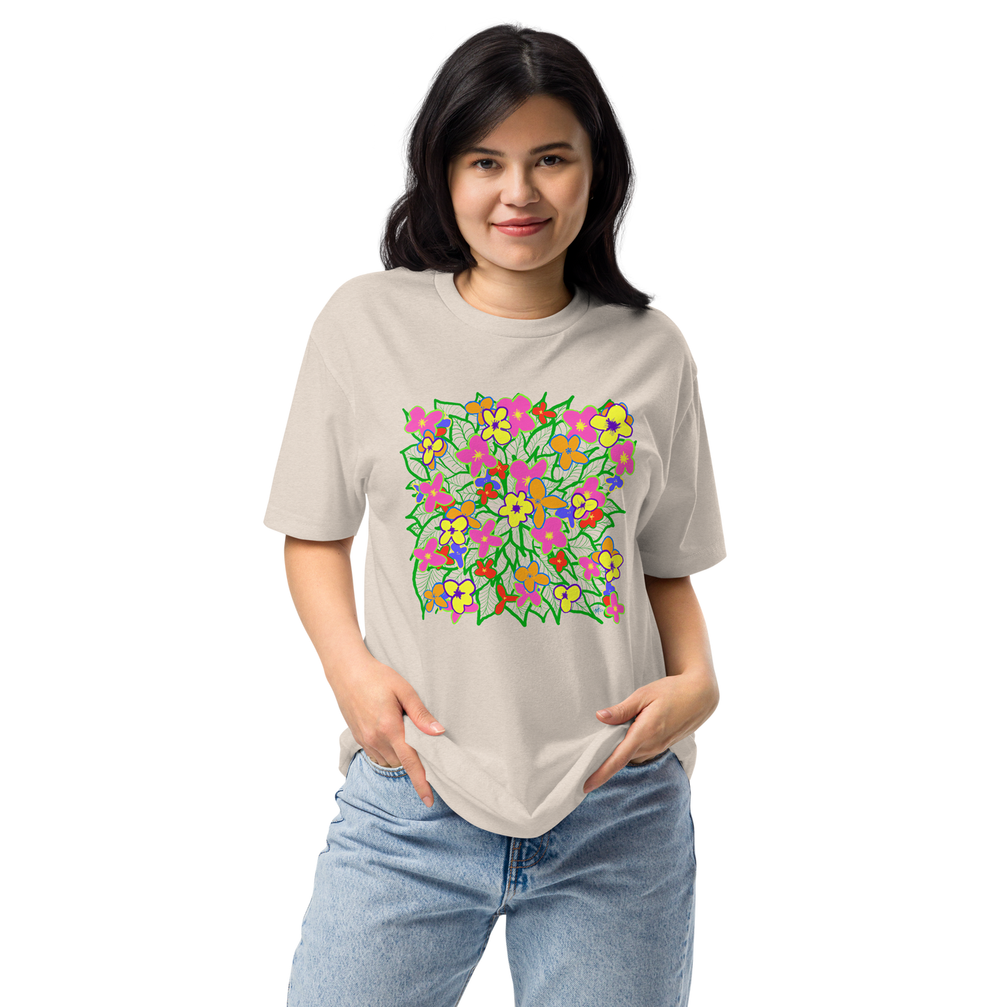 Blossom  Burst Unisex Fitted T-Shirt