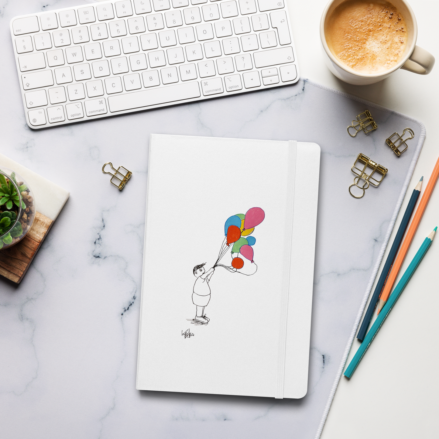 Bubb & Balloons Hardcover Journal