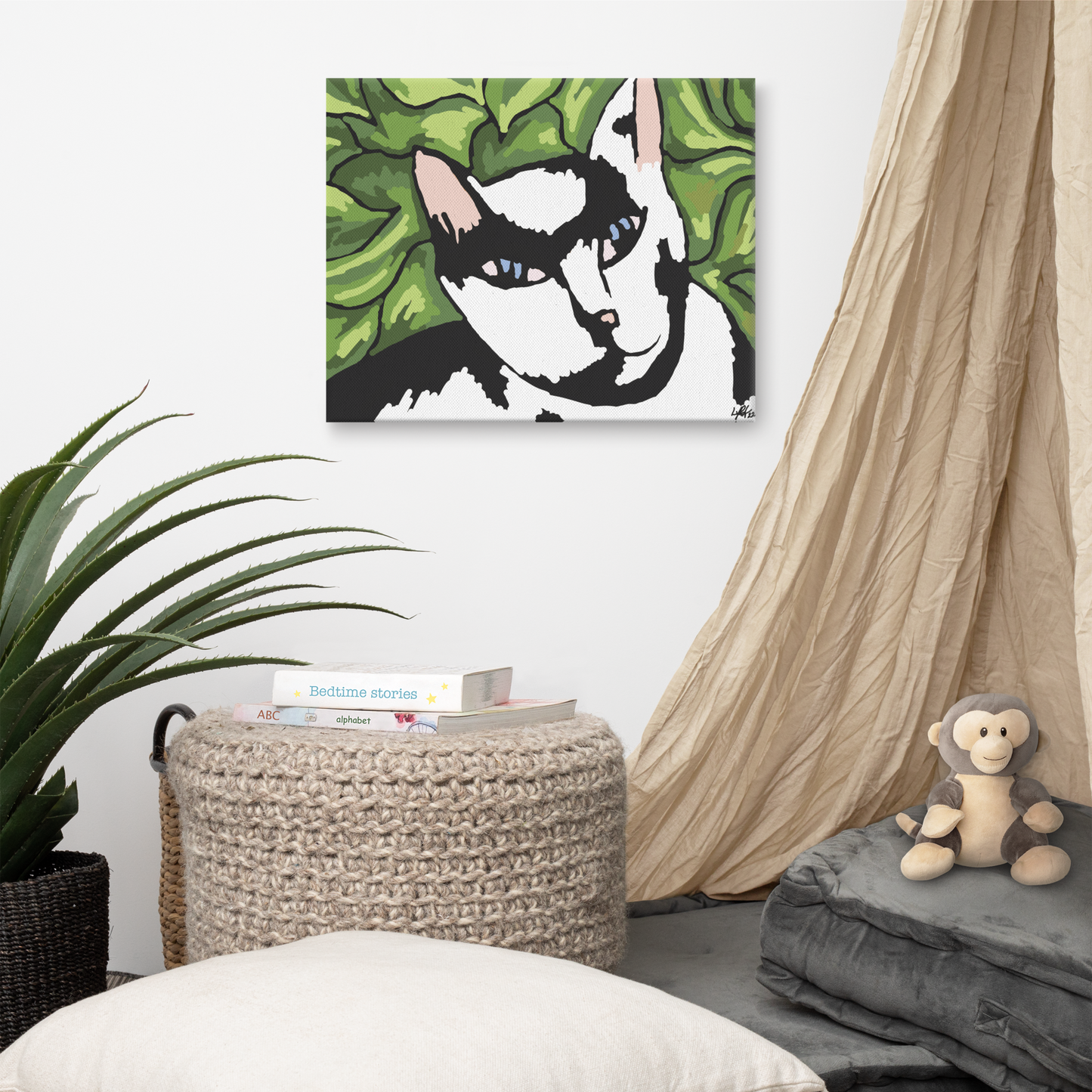 Commander Cat Canvas