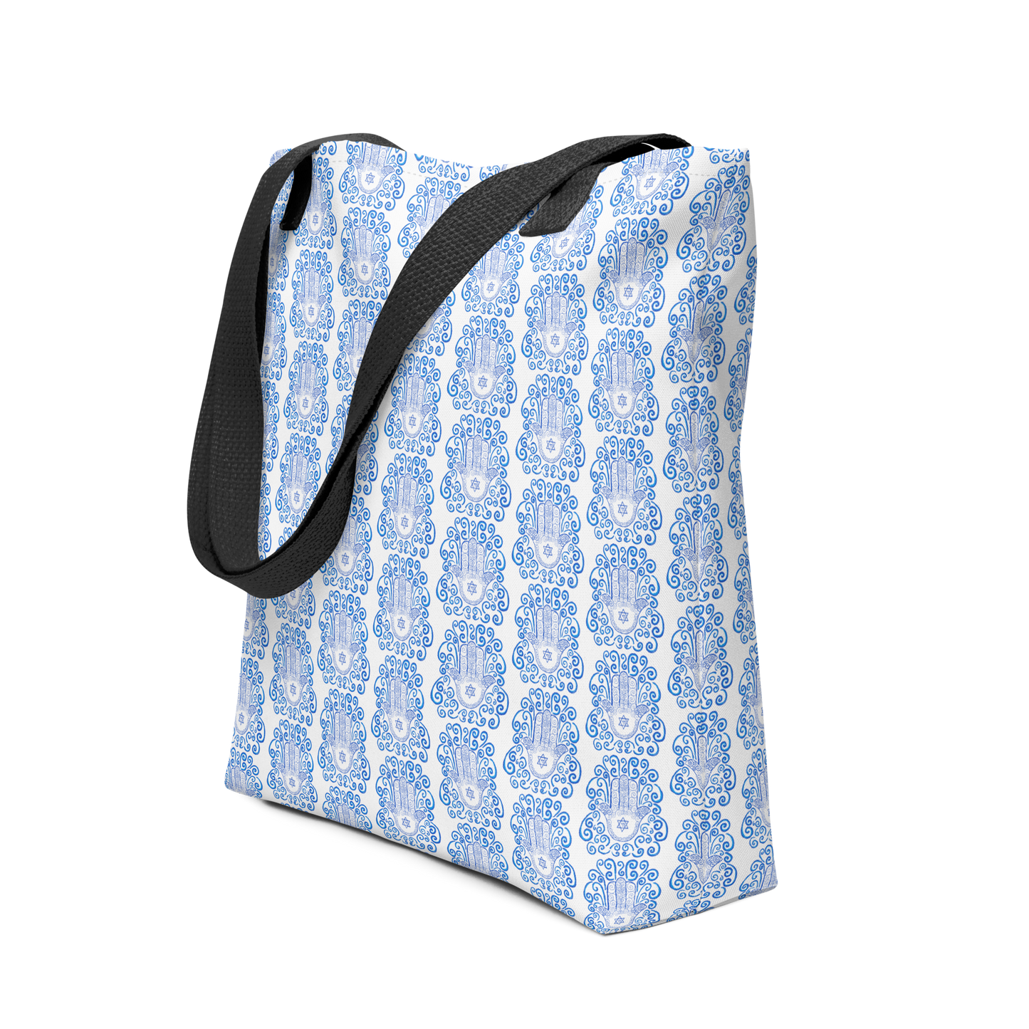Hamsa Pattern Tote Bag