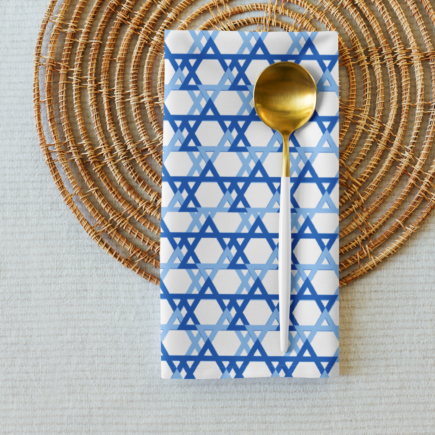 Magen David Weave Cloth Napkins