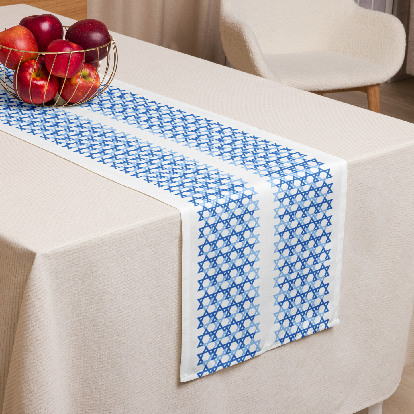 Magen David Weave Table Runner