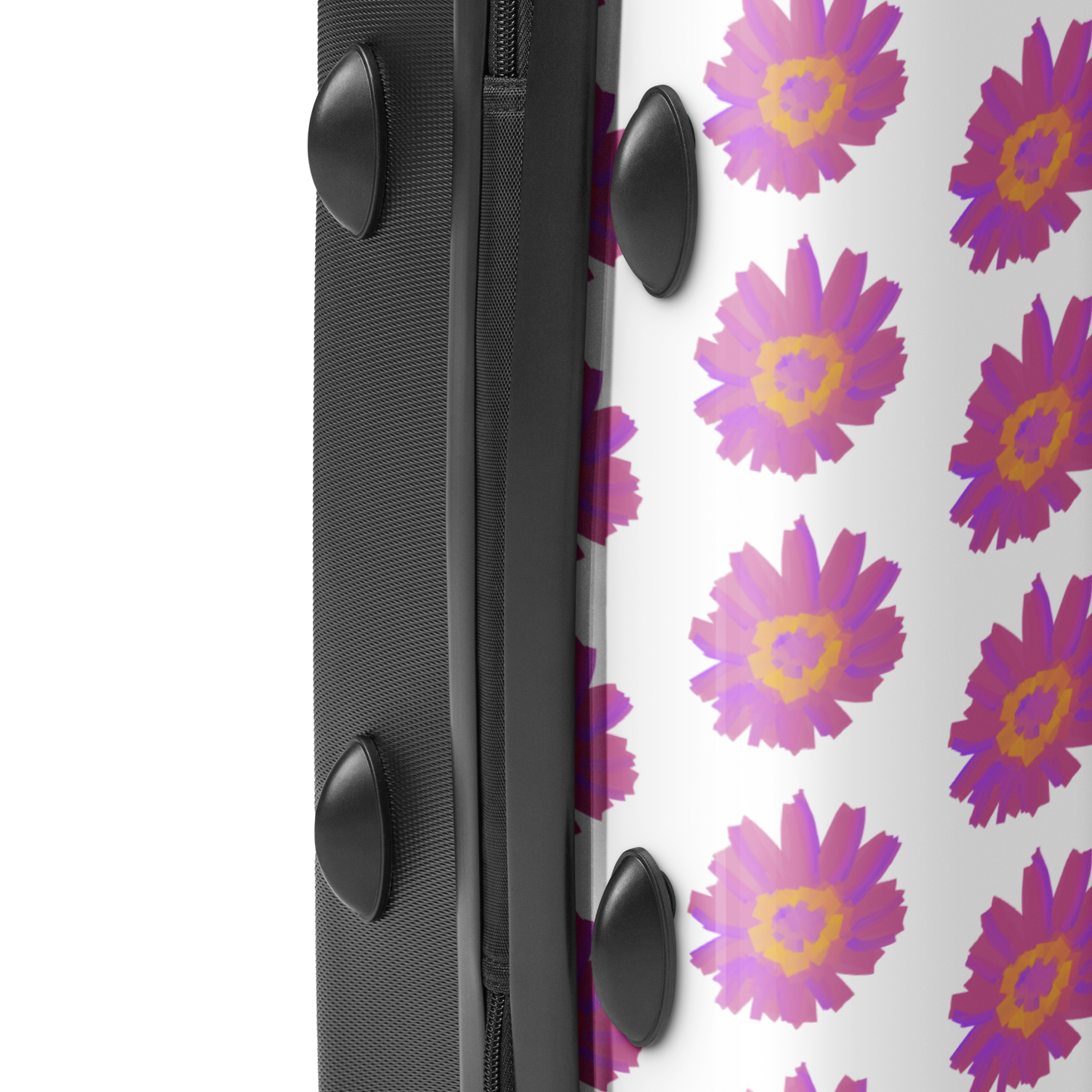 Pink Pop Pattern Hard-Shell Suitcase