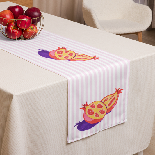 Pomegranates & Pink Table Runner