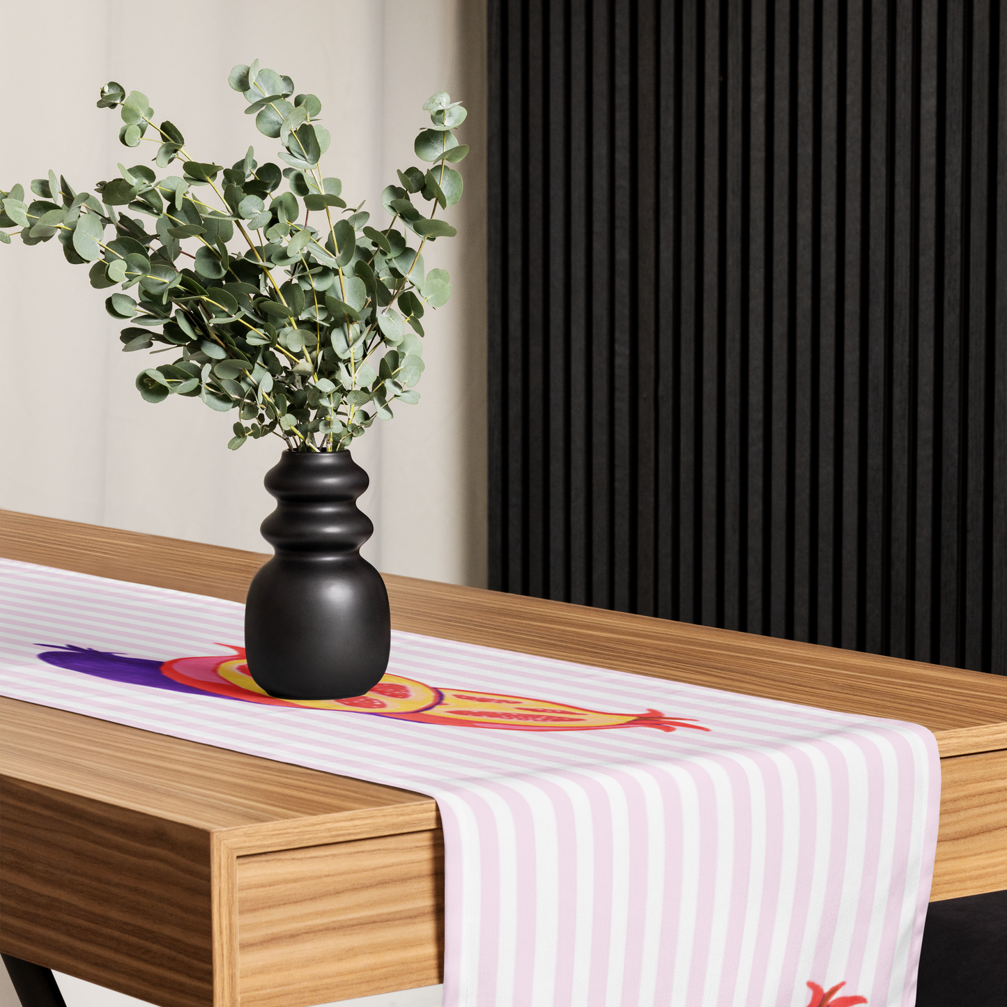 Pomegranates & Pink Table Runner