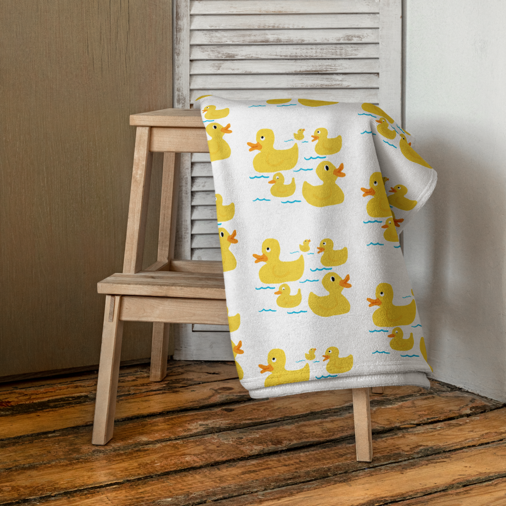 Rubber Duckies Beach Towel