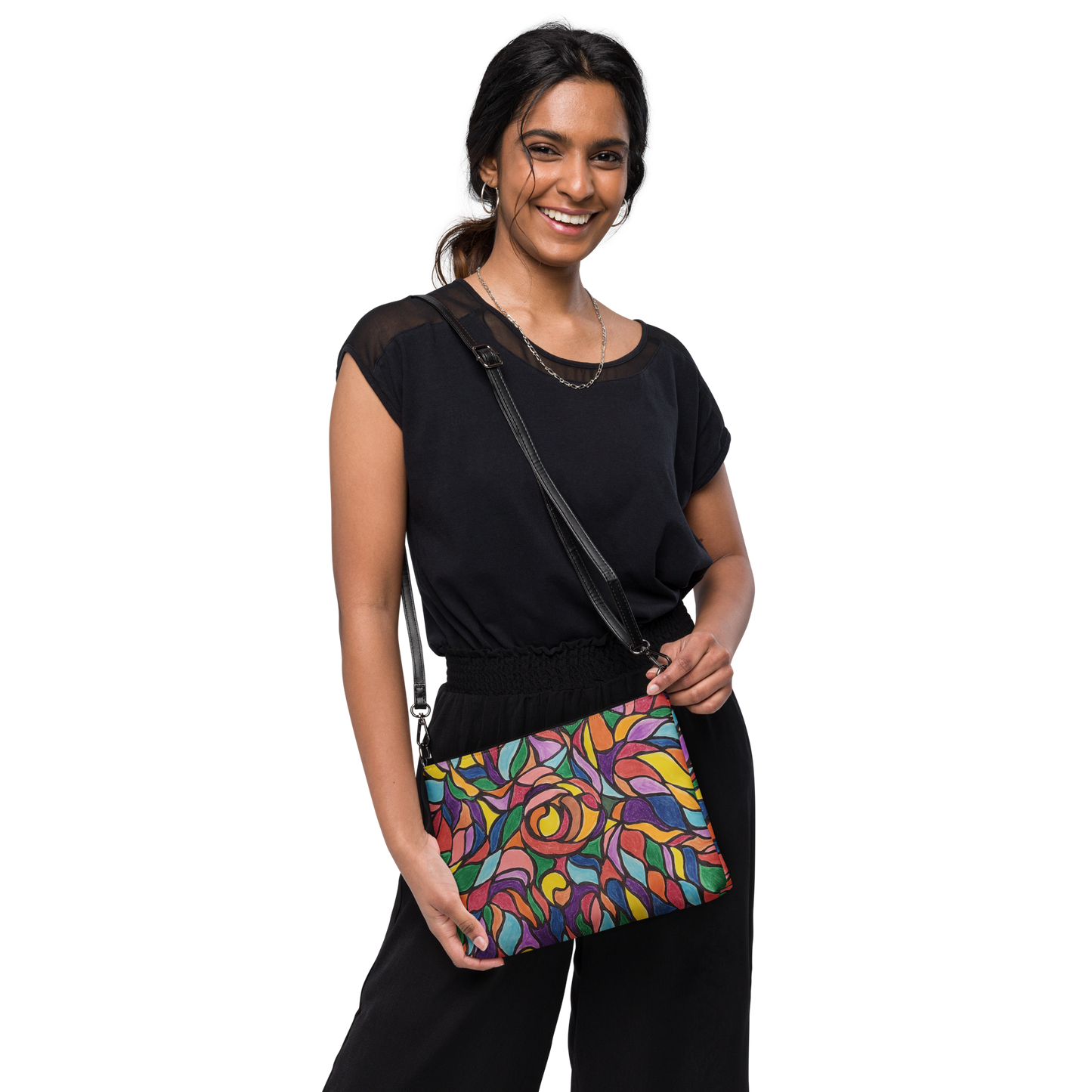 Joyful Bloom Crossbody Bag