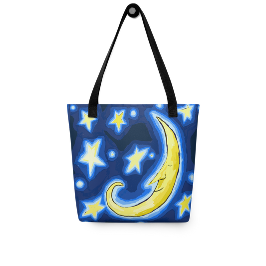 Whimsical Moon Tote Bag